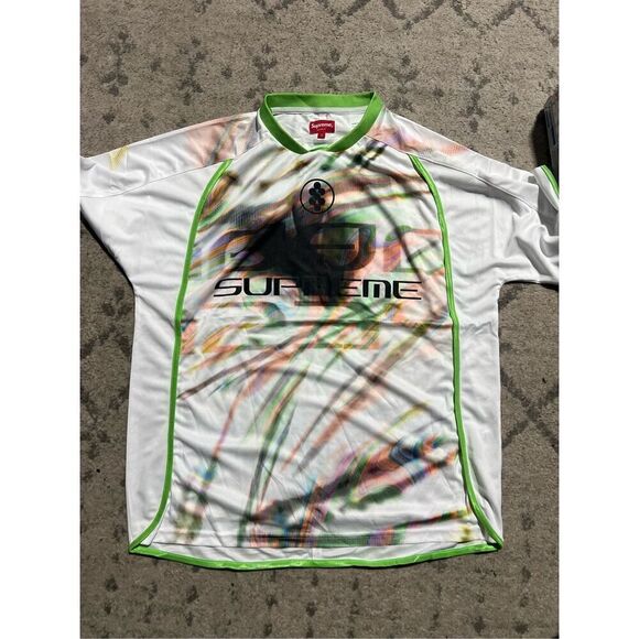 Supreme Other - Supreme Feedback Soccer Football Jersey White Size Large New IN HAND